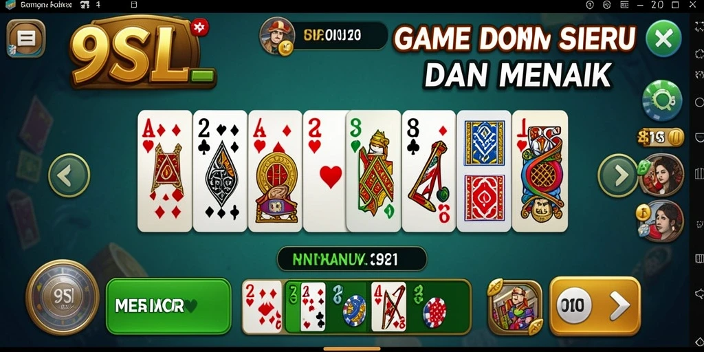 Gameplay seru Domino di 9SL dengan berbagai mode menantang.