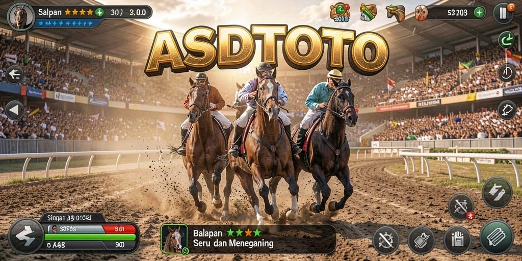Gameplay balapan seru di ASDTOTO yang menggugah adrenalin.
