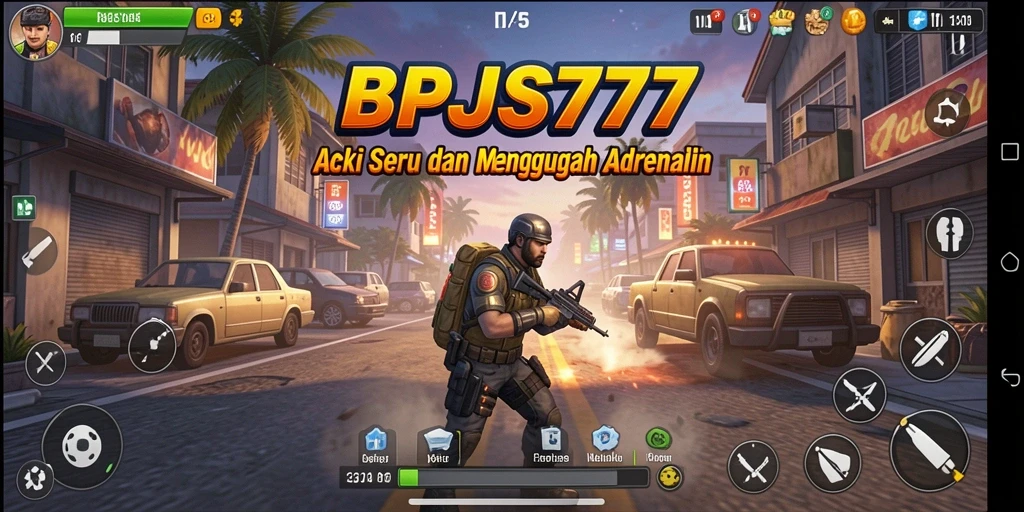 Tampilan gameplay mendebarkan dari BPJS777.