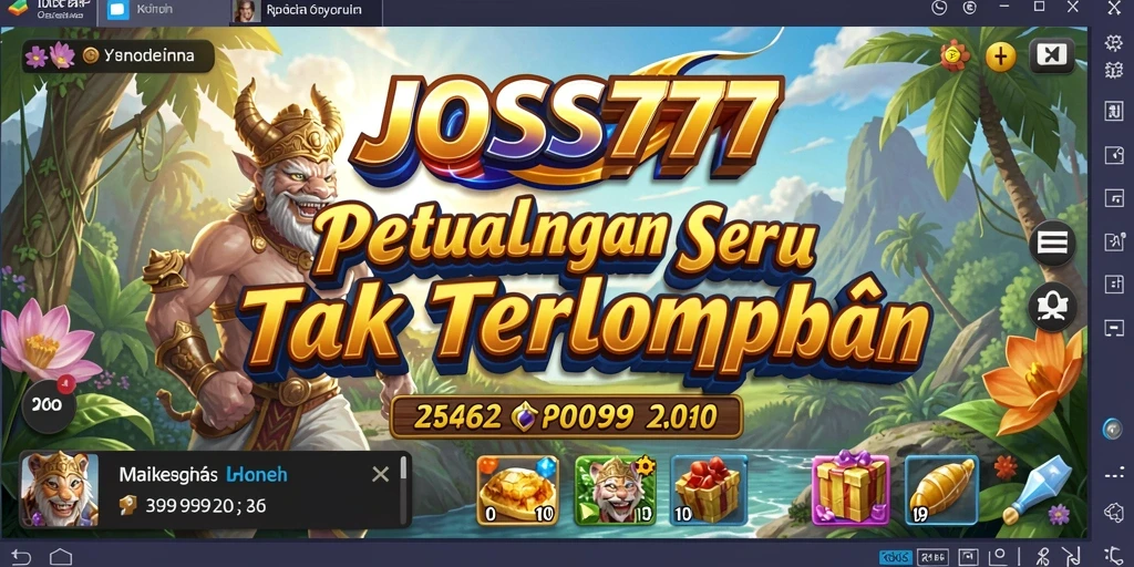Screenshot gameplay JOSS777 menampilkan eksplorasi dunia penuh tantangan.