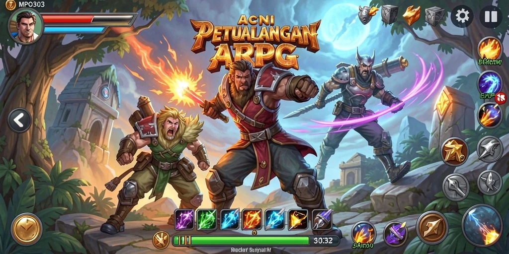 Tampilan gameplay seru MPO303 yang penuh aksi dan petualangan.