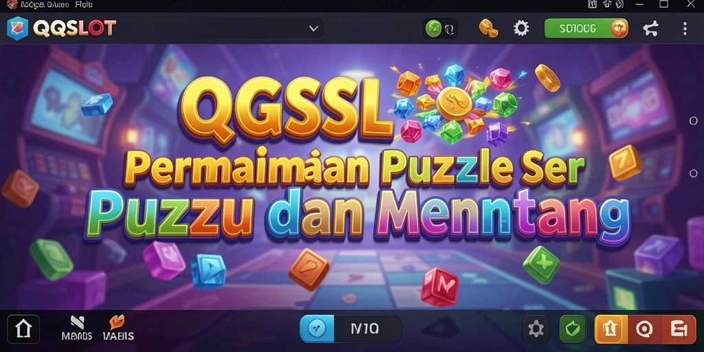 Tampilan game QQSLOT dengan tantangan Puzzle yang menarik.