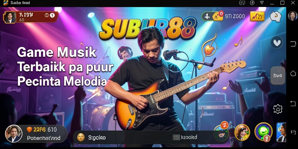 Tampilan gameplay SUBUR88 yang menarik dengan berbagai tantangan musik.